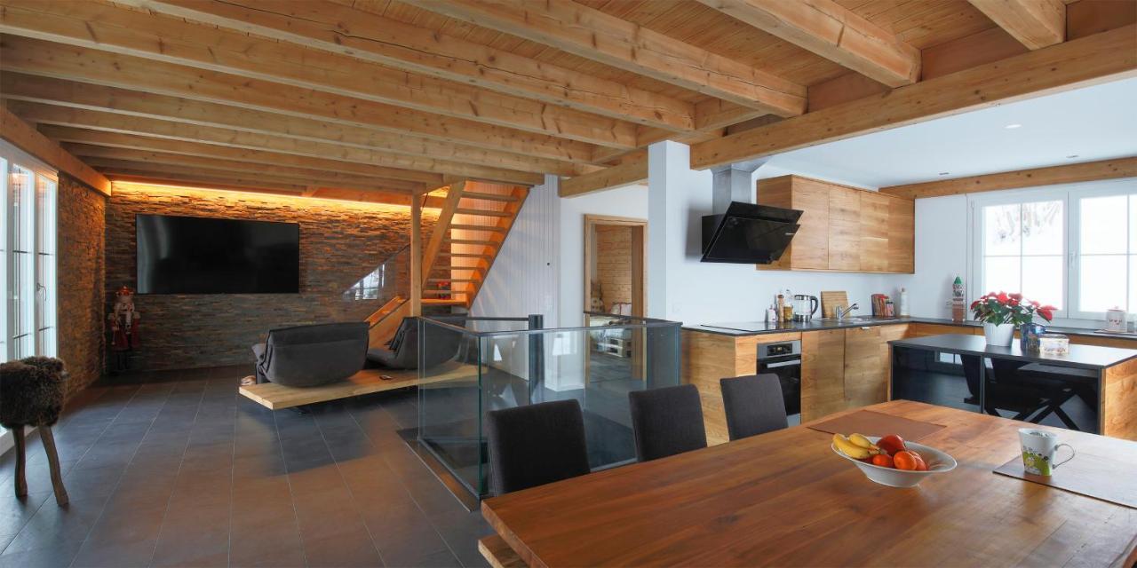 Exklusives Chalet Mit Traumhafter See- Und Bergsicht Seelisberg Eksteriør billede