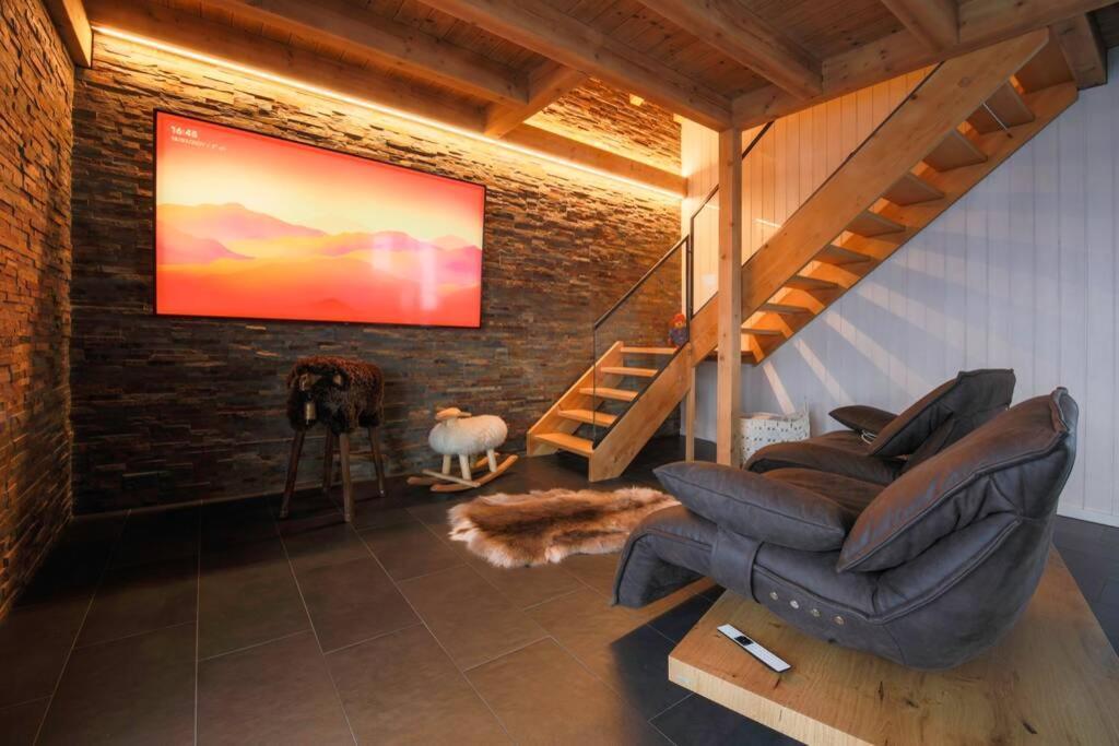 Exklusives Chalet Mit Traumhafter See- Und Bergsicht Seelisberg Eksteriør billede