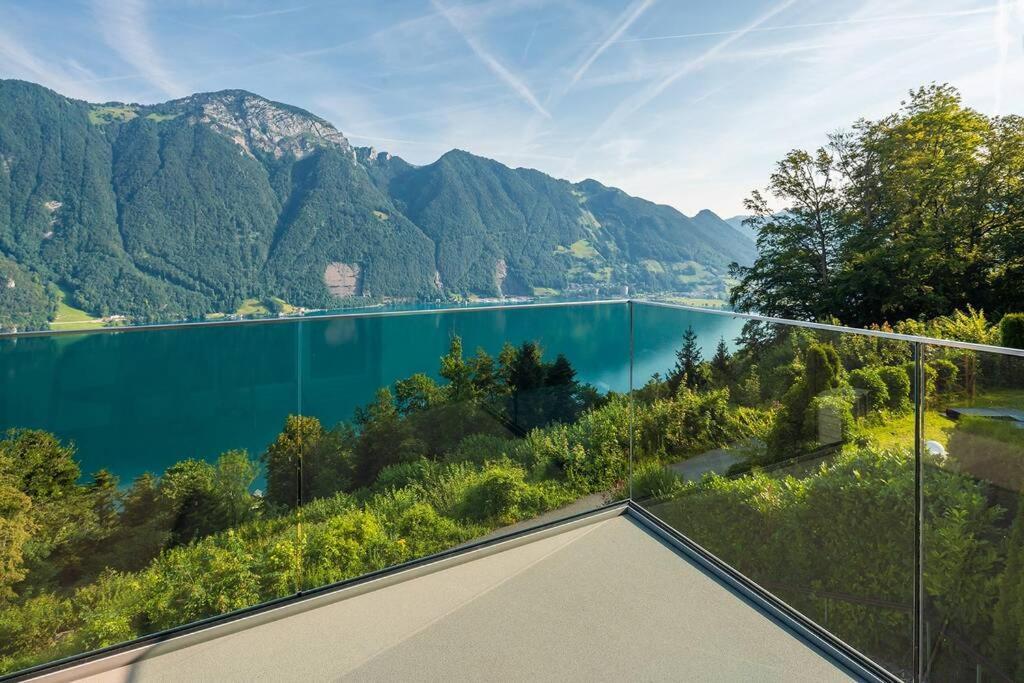 Exklusives Chalet Mit Traumhafter See- Und Bergsicht Seelisberg Eksteriør billede